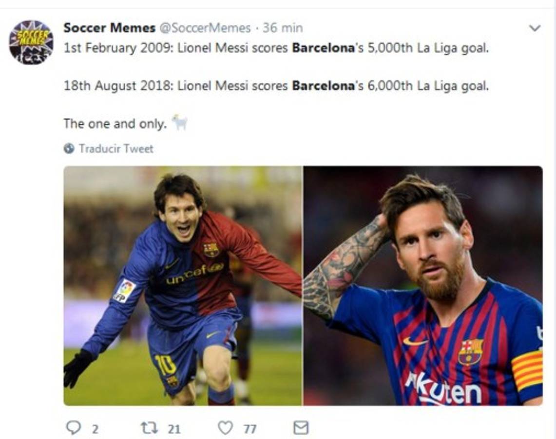Messi, protagonista de los memes que dejó el Barcelona-Alavés