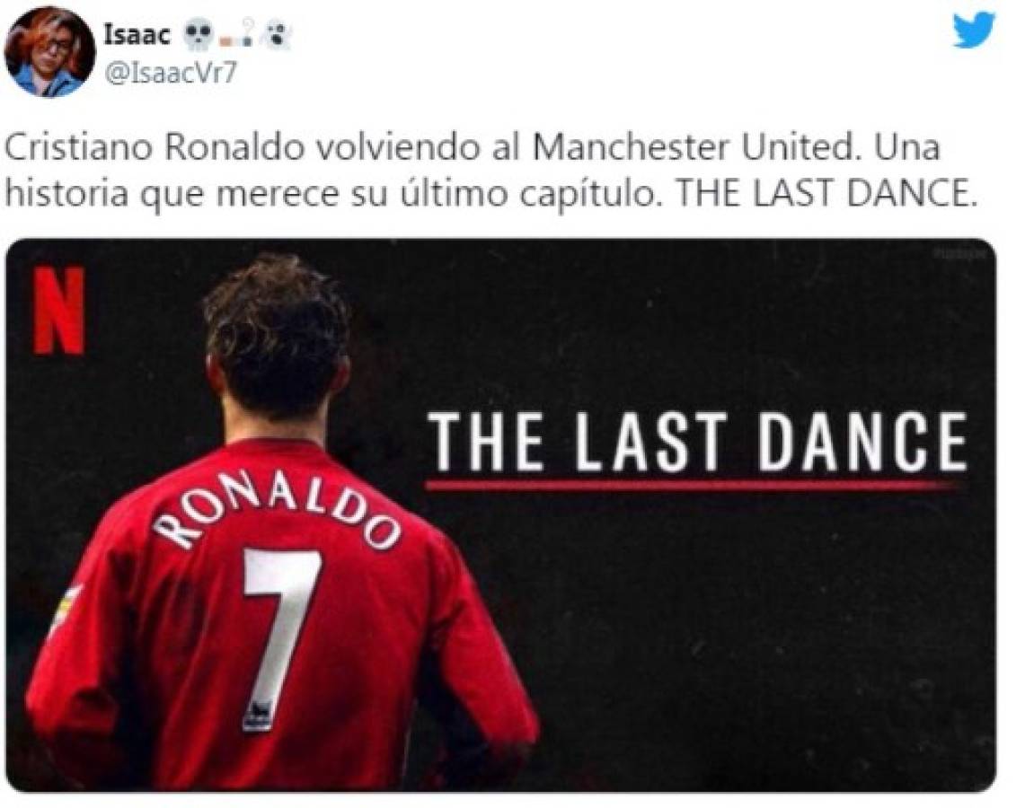 Cristiano Ronaldo fichó por el Manchester United y los memes destruyen al City, Cavani y Messi