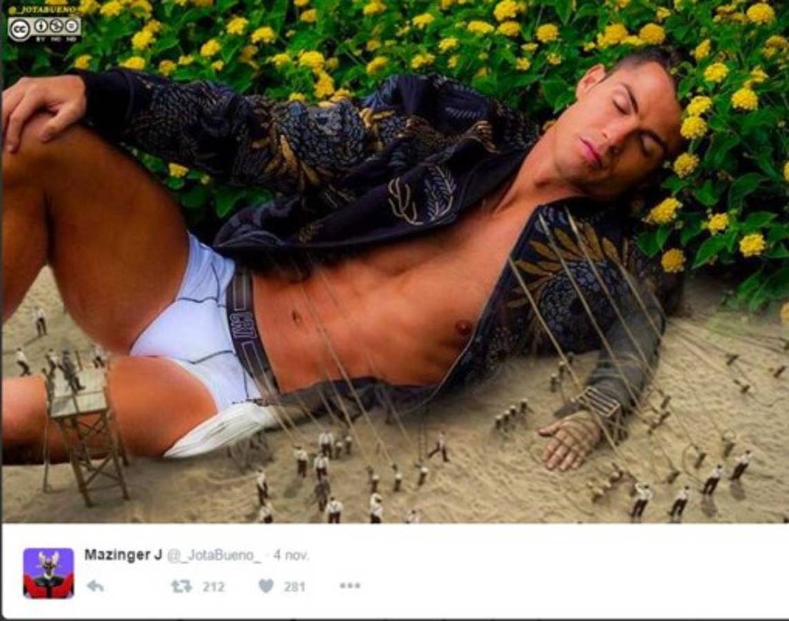 Festejan la renovación de Cristiano Ronaldo con memes de su última y extraña pose