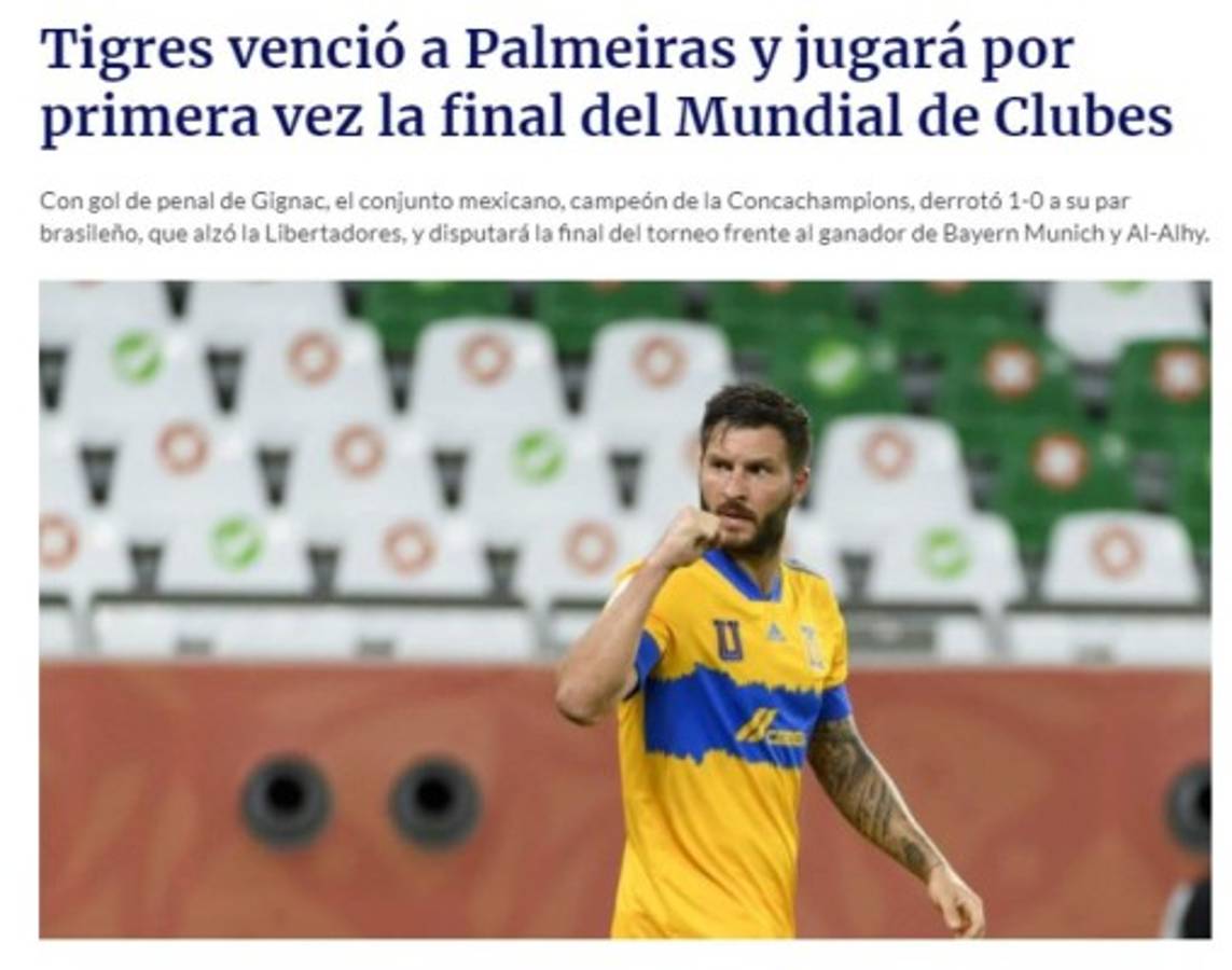 Así reacciona la prensa tras la gesta de Tigres en el Mundial de Clubes y el mensaje del Bayern Múnich