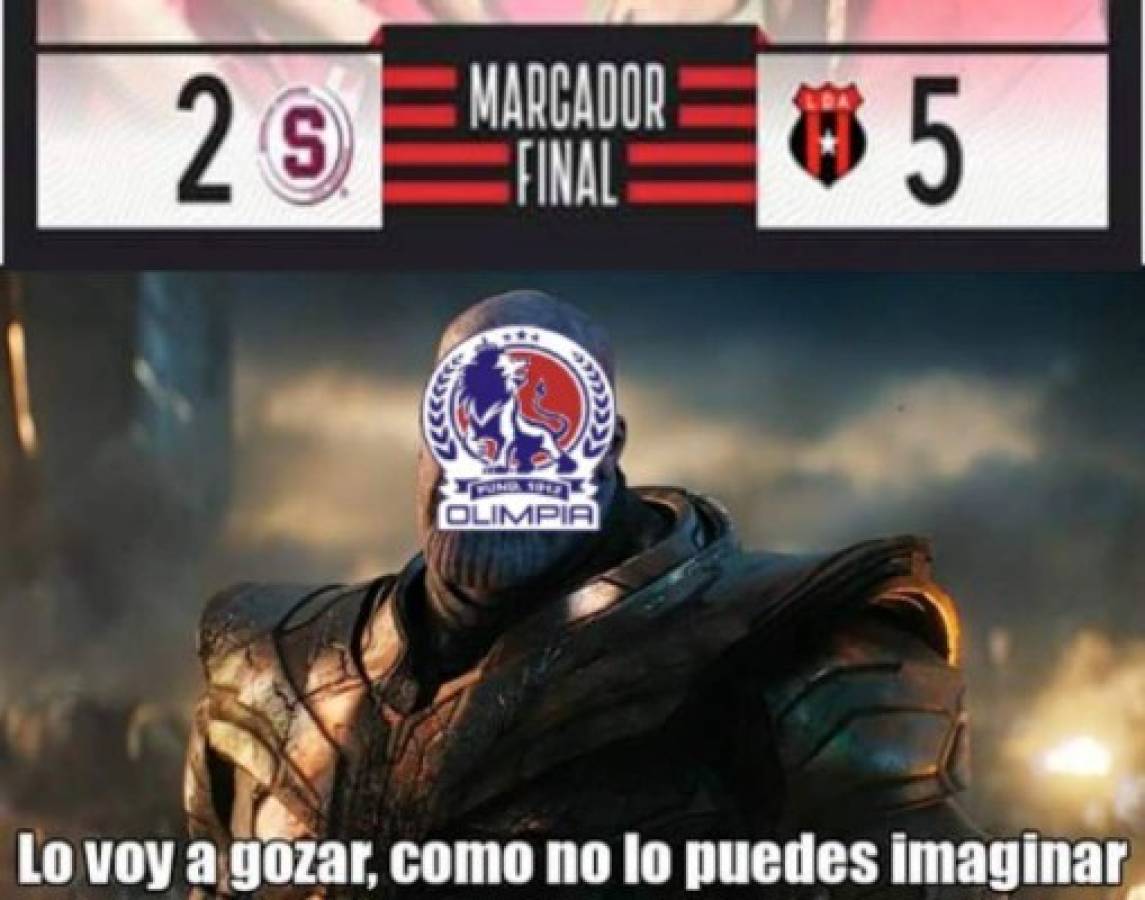 Los memes destrozan al Motagua tras caer en el clásico ante Olimpia en Comayagua