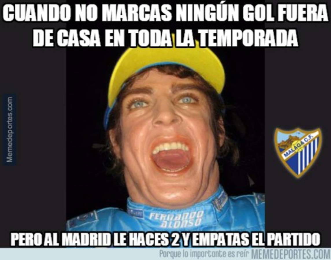¡No perdonan! Los divertidos memes del sufrido triunfo del Real Madrid sobre el Málaga