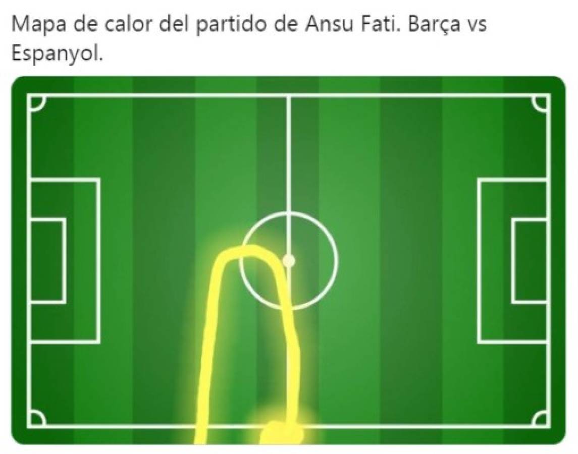 Ansu Fati es víctima de terribles memes tras el triunfo del Barcelona ante el Espanyol