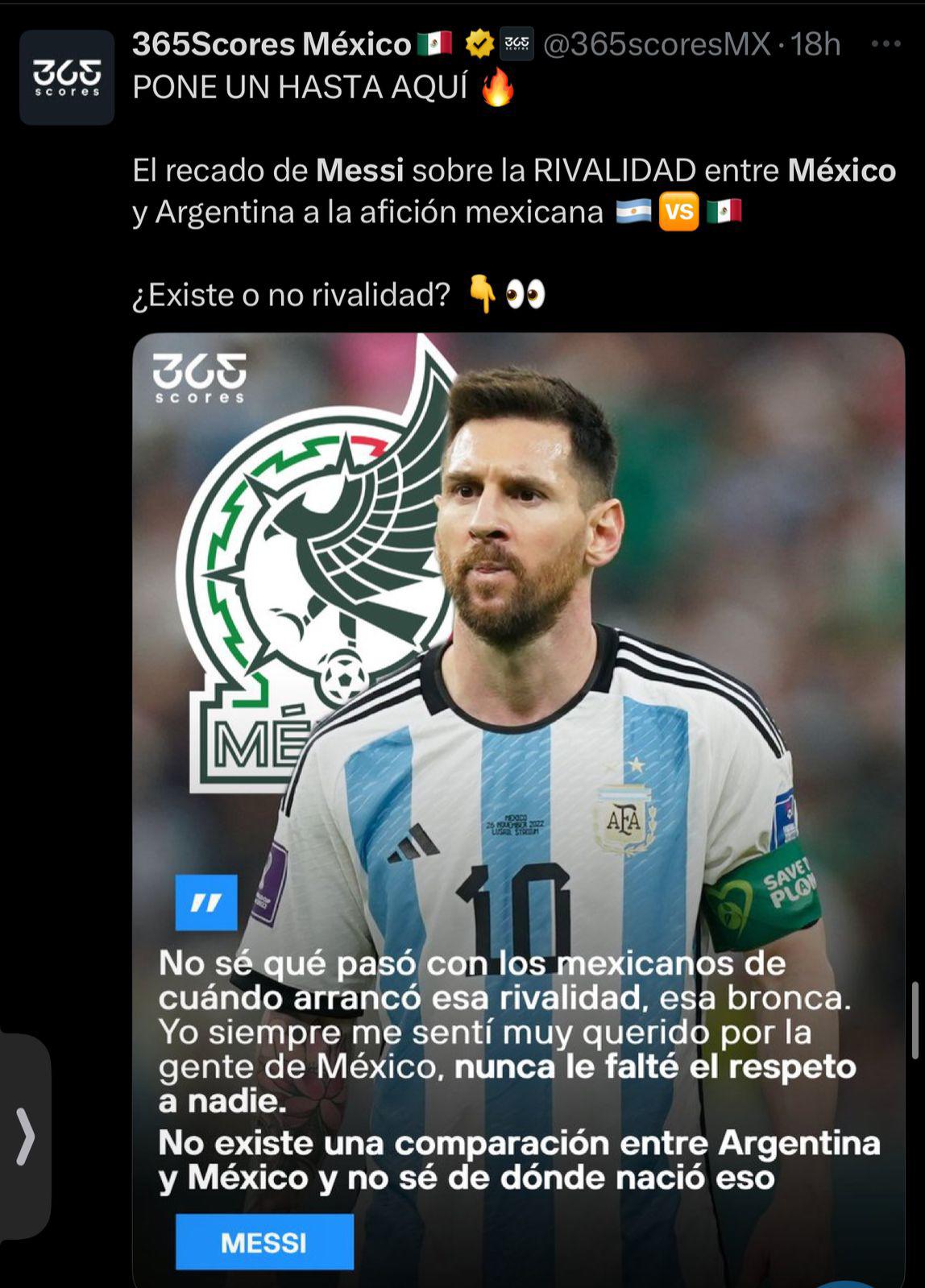 Odiado juegan en galaxias distintas: la reacción de Faitelson y la prensa mexicana tras las palabras de Messi