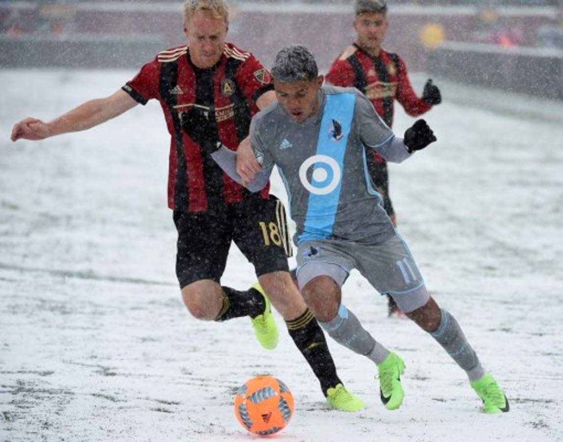 Las fotografías más sorprendentes del Atlanta-Minnesota bajo la nieve en la MLS