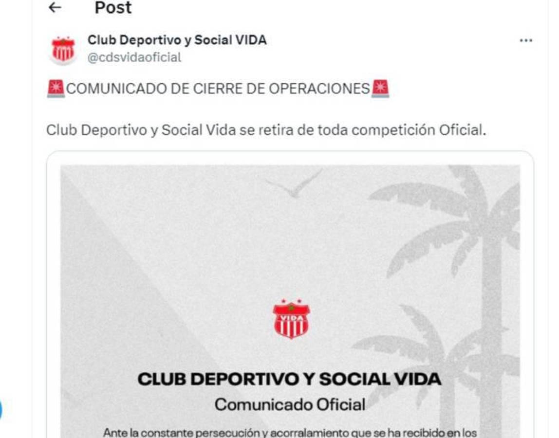 Conmoción por desaparición del CDS Vida: la prensa deportiva de Honduras señala al culpable y lo que pasará