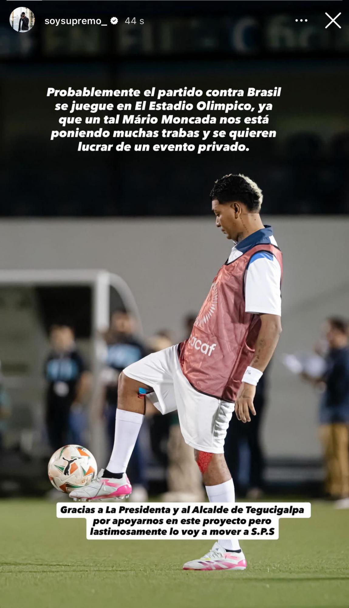 Giro inesperado: Supremo confirma el estadio donde se jugará la revancha entre Honduras y Brasil