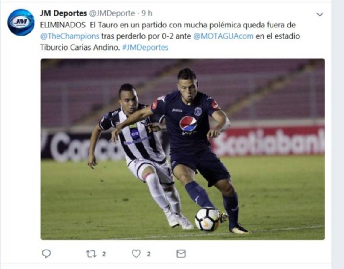 Prensa panameña: Tauro queda eliminado 'con polémica' y culpa al árbitro Walter López