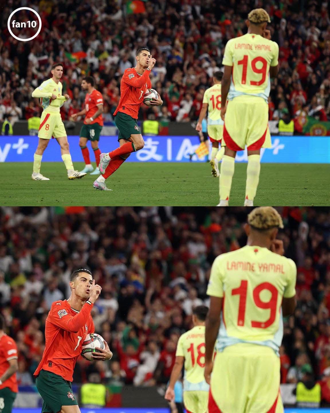 Cristiano Ronaldo doma a Yamal, el gran señalado de España, las burlas de CR7 y tristeza de Lamine tras perder ante Portugal