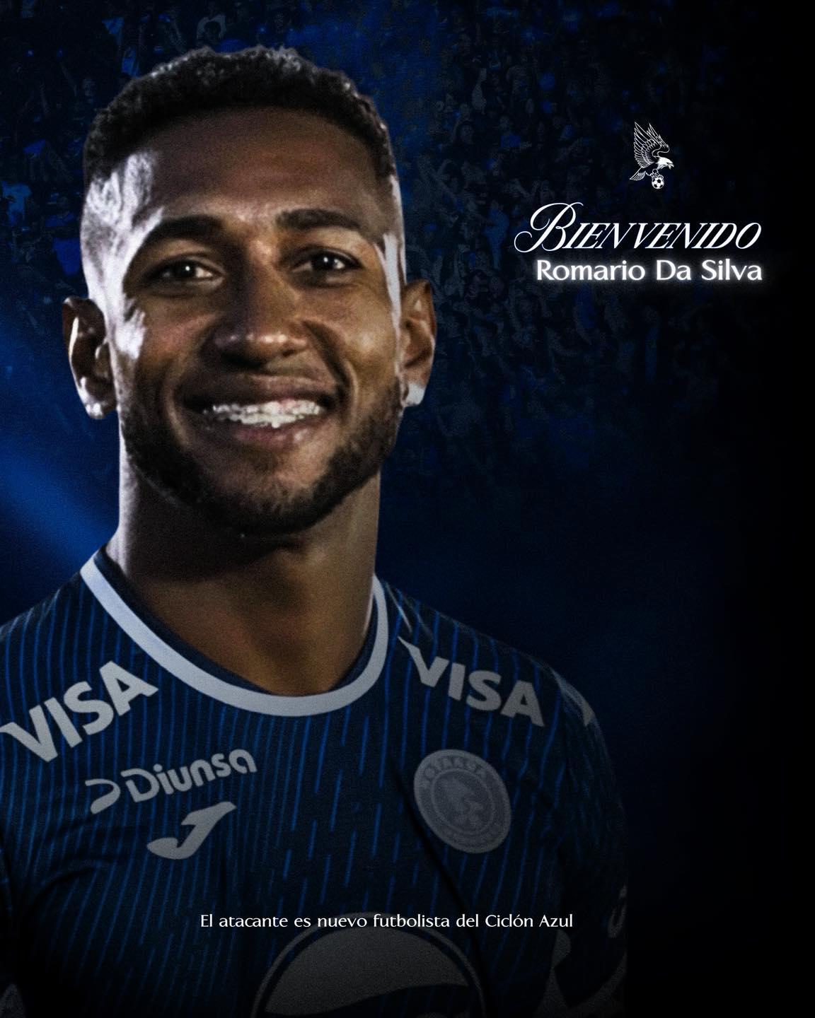 Motagua fichó al atacante brasileño Romario Da Silva.