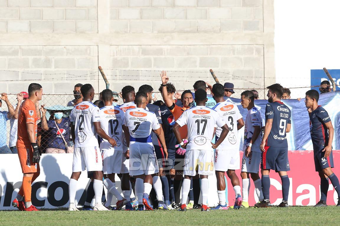 La euforia de Olego por su primer gol oficial en liga y el gesto del ‘Chino’ López tras el agónico triunfo de Motagua