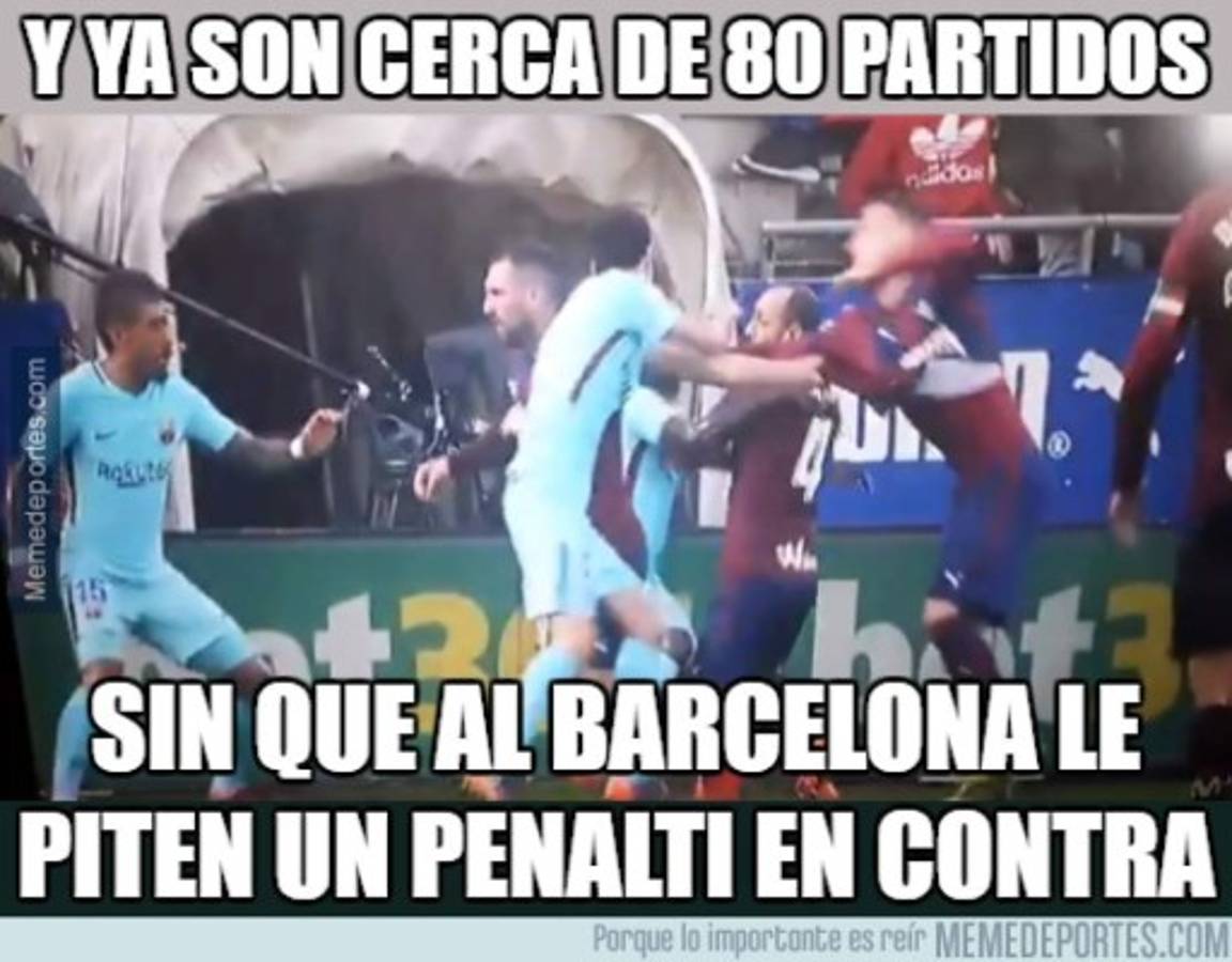 No perdonan al Madrid: Los divertidos memes del triunfo del Barcelona sobre el Eibar