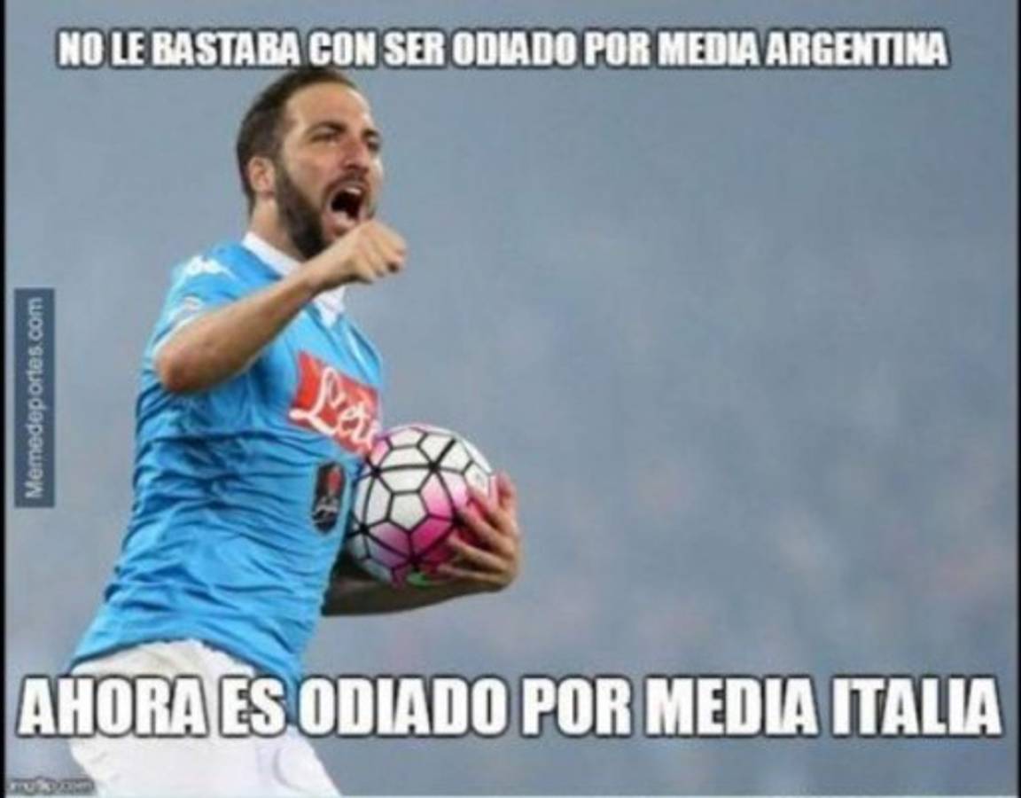 ¡Crueles memes! Primer entrenamiento de Higuaín y así se burlan