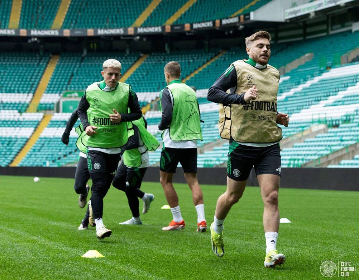 Así fue el último entrenamiento del Celtic y Luis Palma de cara al duelo ante el Dortmund en la Champions ¿convocado?