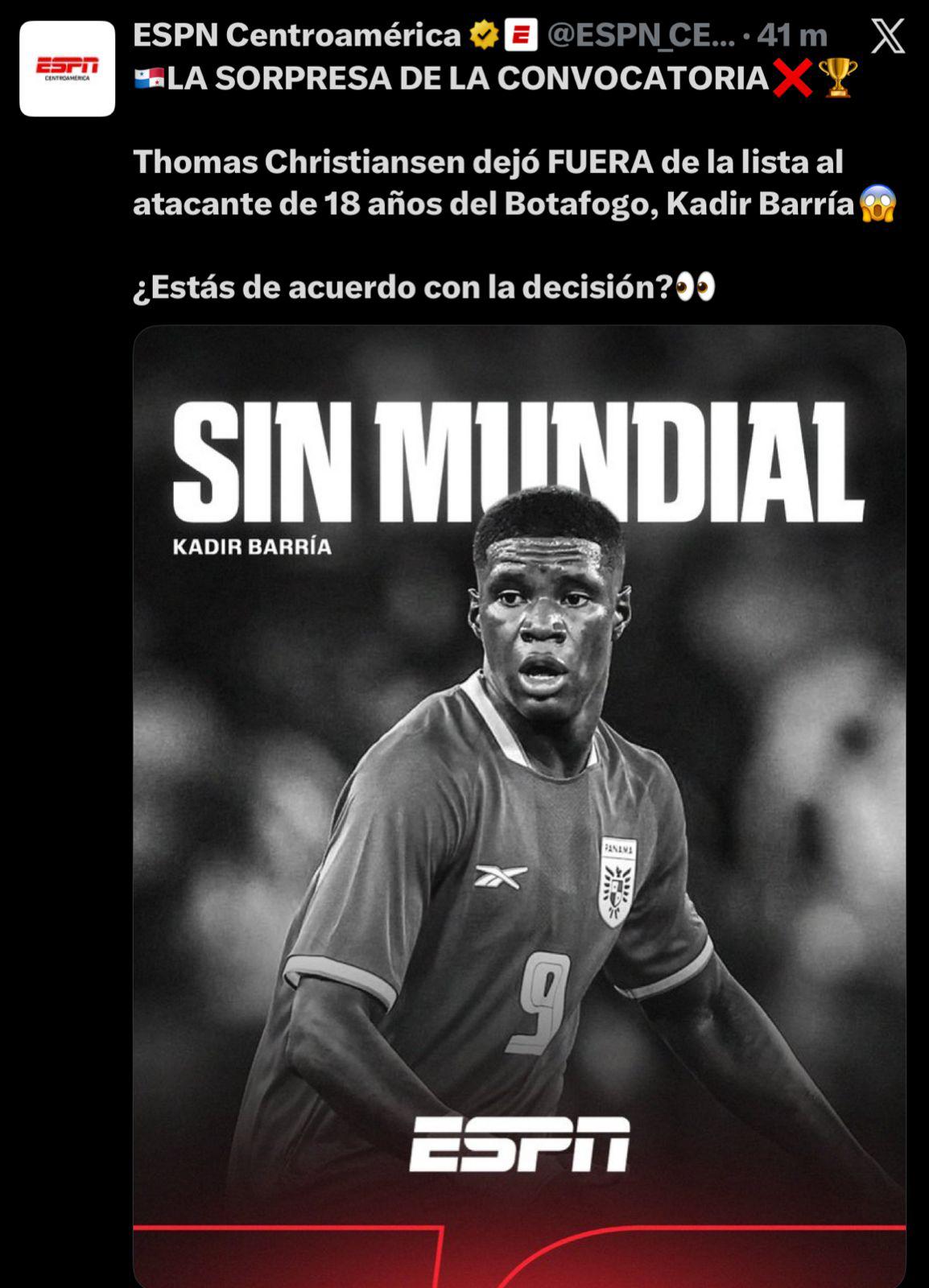 En Panamá explotan contra Christiansen tras lista del Mundial: No lo perdonamos