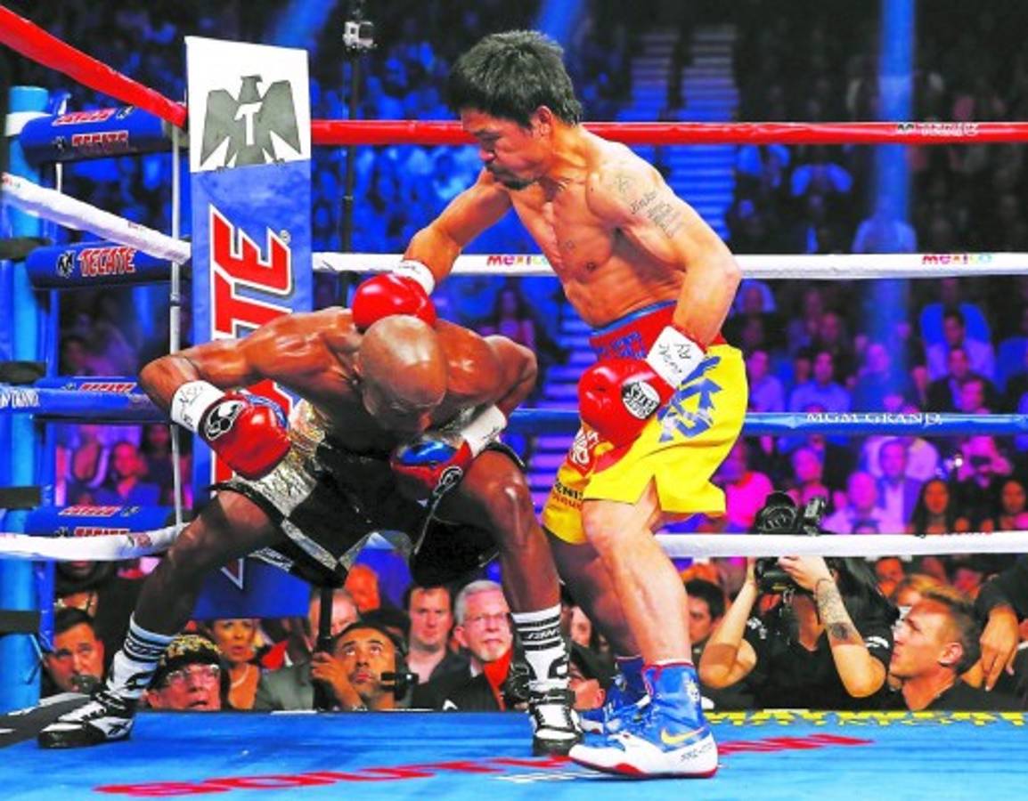 Las mejores fotos de la pelea Mayweather-Pacquiao