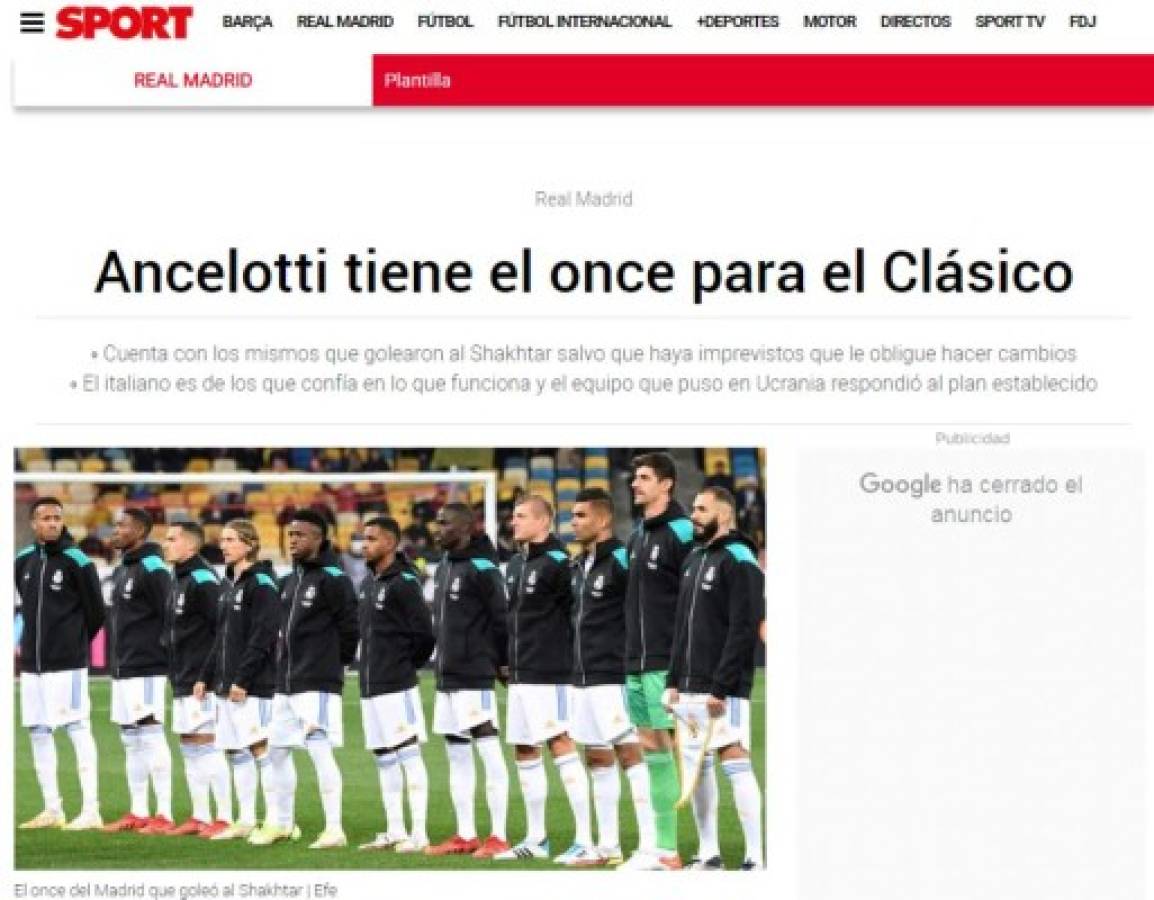 Confirman el 11: Alineación Real Madrid vs Barcelona: Ancelotti quiere humillar al rival con su equipazo  