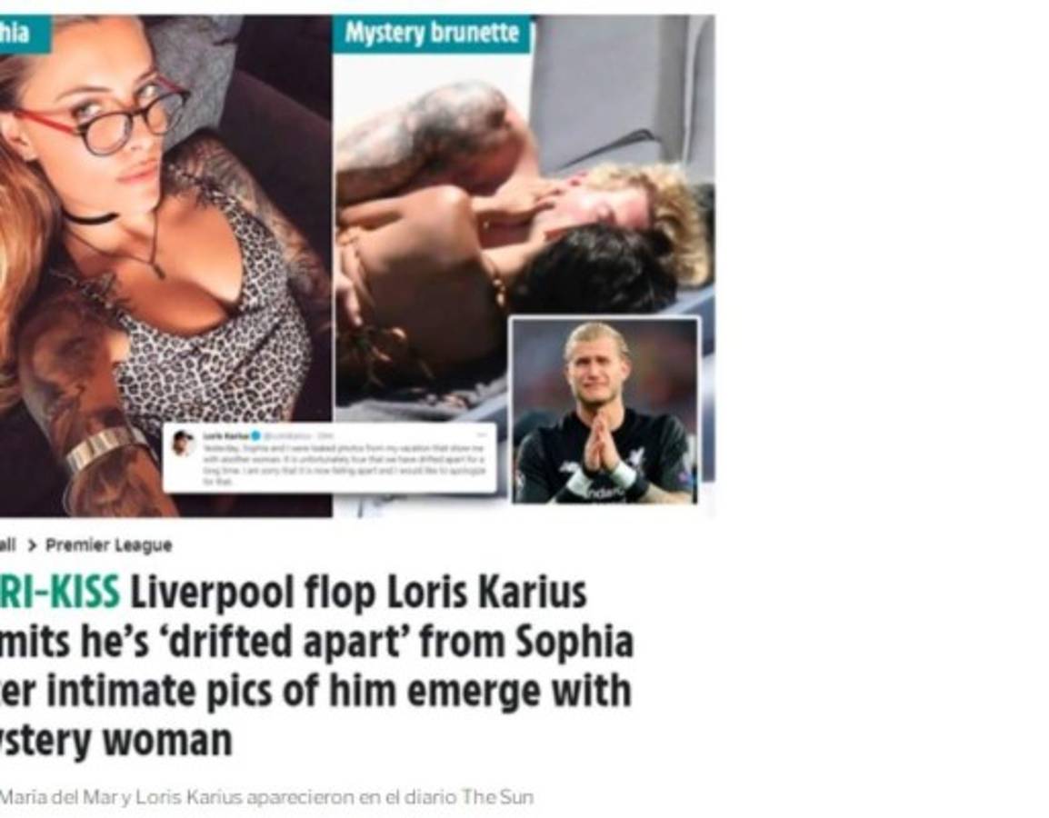 Identifican a la sexy mujer que fue captada 'in fraganti' con un ex del Liverpool: Es argentina y tiene novio