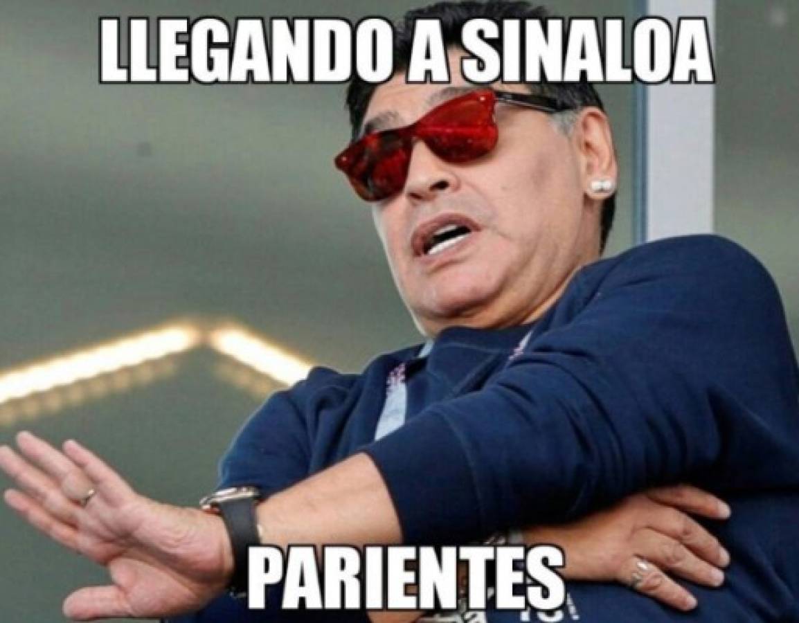 Memes: Revientan las redes con la llegada de Maradona a Dorados de Sinaloa
