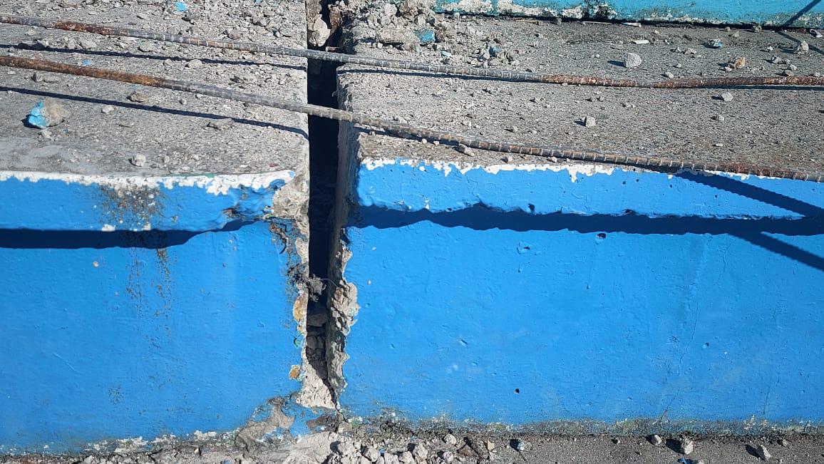 Así luce el estadio Nacional Chelato Uclés en medio de los trabajos de reconstrucción de las graderías