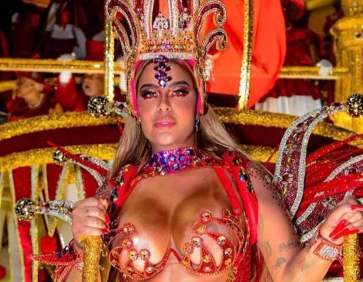 ¡Como nunca antes la viste! Hermana de Neymar se hizo una liposucción y arrasó en los carnavales de Brasil