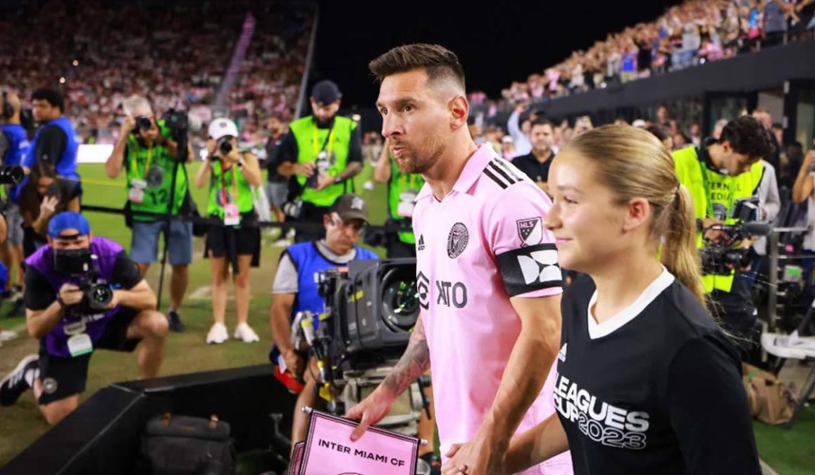 El gesto de Messi con la hija de Beckham, el invitado especial y la otra celebración de Marvel con el Inter de Miami