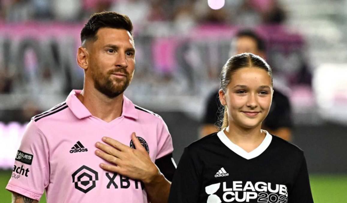 El gesto de Messi con la hija de Beckham, el invitado especial y la otra celebración de Marvel con el Inter de Miami