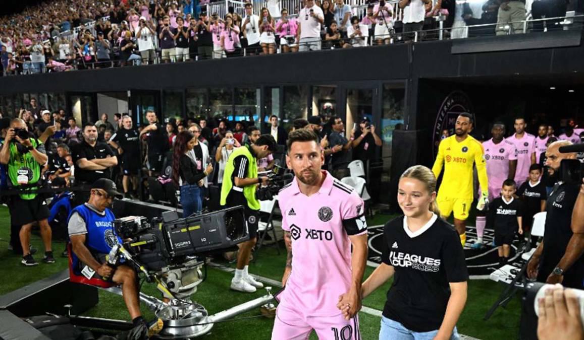 El gesto de Messi con la hija de Beckham, el invitado especial y la otra celebración de Marvel con el Inter de Miami