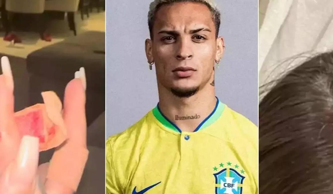 Filtran chats y fotos de brasileño Antony contra su expareja: “Vete a la m.....”; La Selección de Brasil lo echó para las eliminatorias