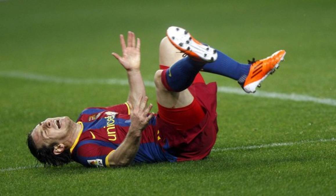 Todas las lesiones de Lionel Messi en su carrera profesional