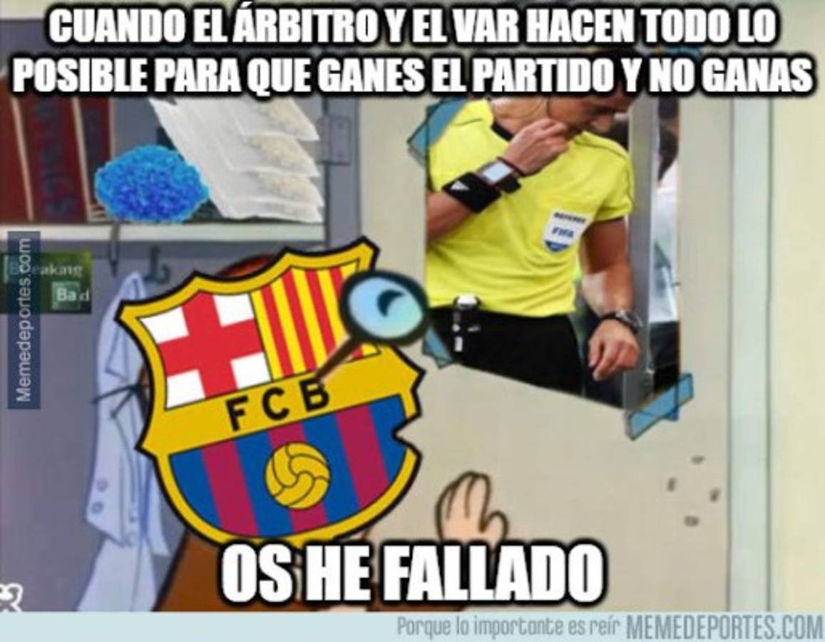 Barcelona y Real Madrid, víctimas favoritas de los memes más divertidos de la semama   