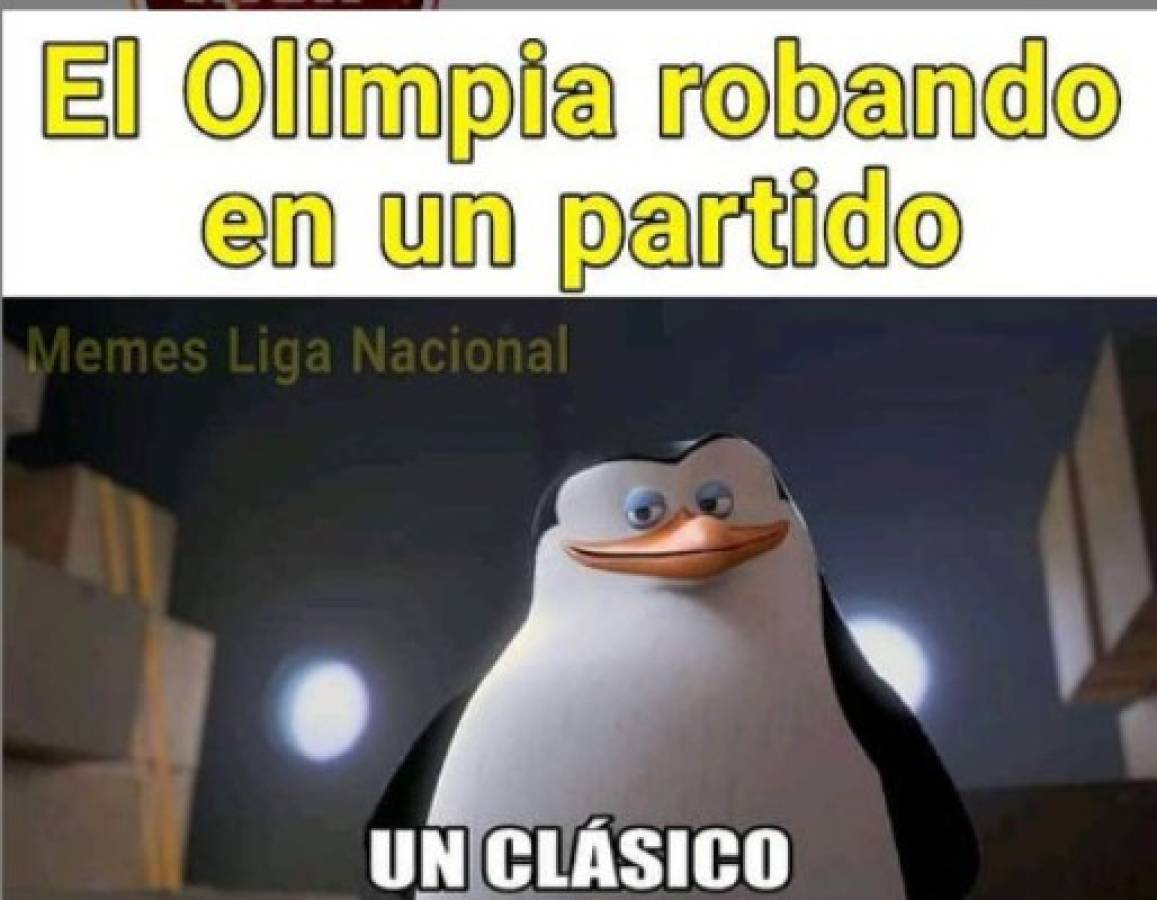 Imperdibles memes: Las burlas por la manita arbital a Olimpia y a Real España por su nuevo proceso