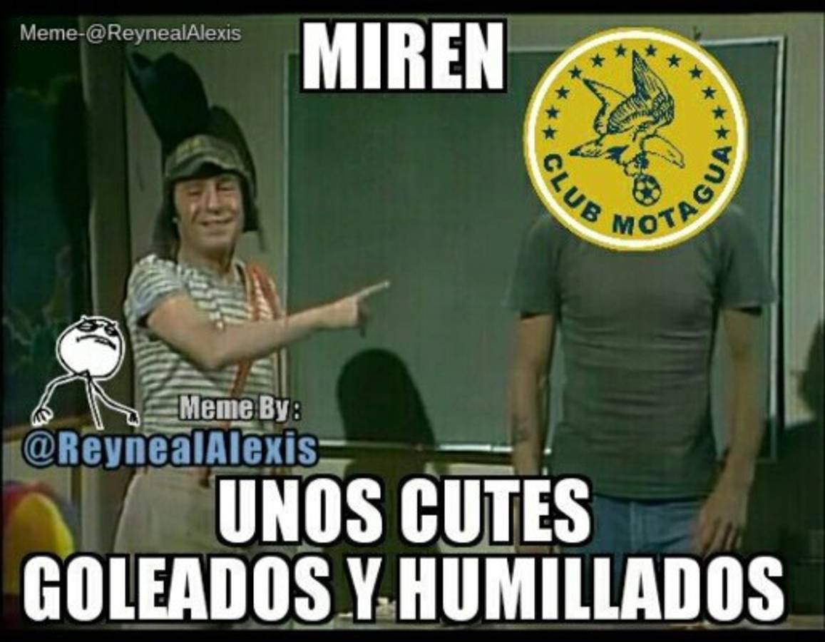 ¡Tremendo bullying! Motagua, arrasa con memes tras ser humillado por Juticalpa