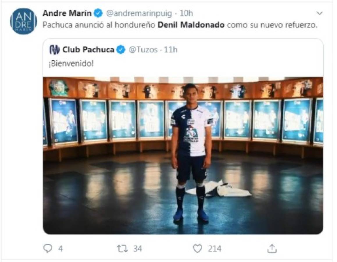 Denil Maldonado: Prensa y periodistas mexicanos hablan sobre el hondureño del Pachuca