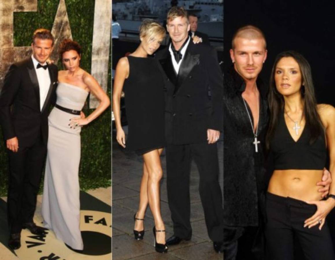 El antes y después de los Beckham al cumplir 17 años de matrimonio