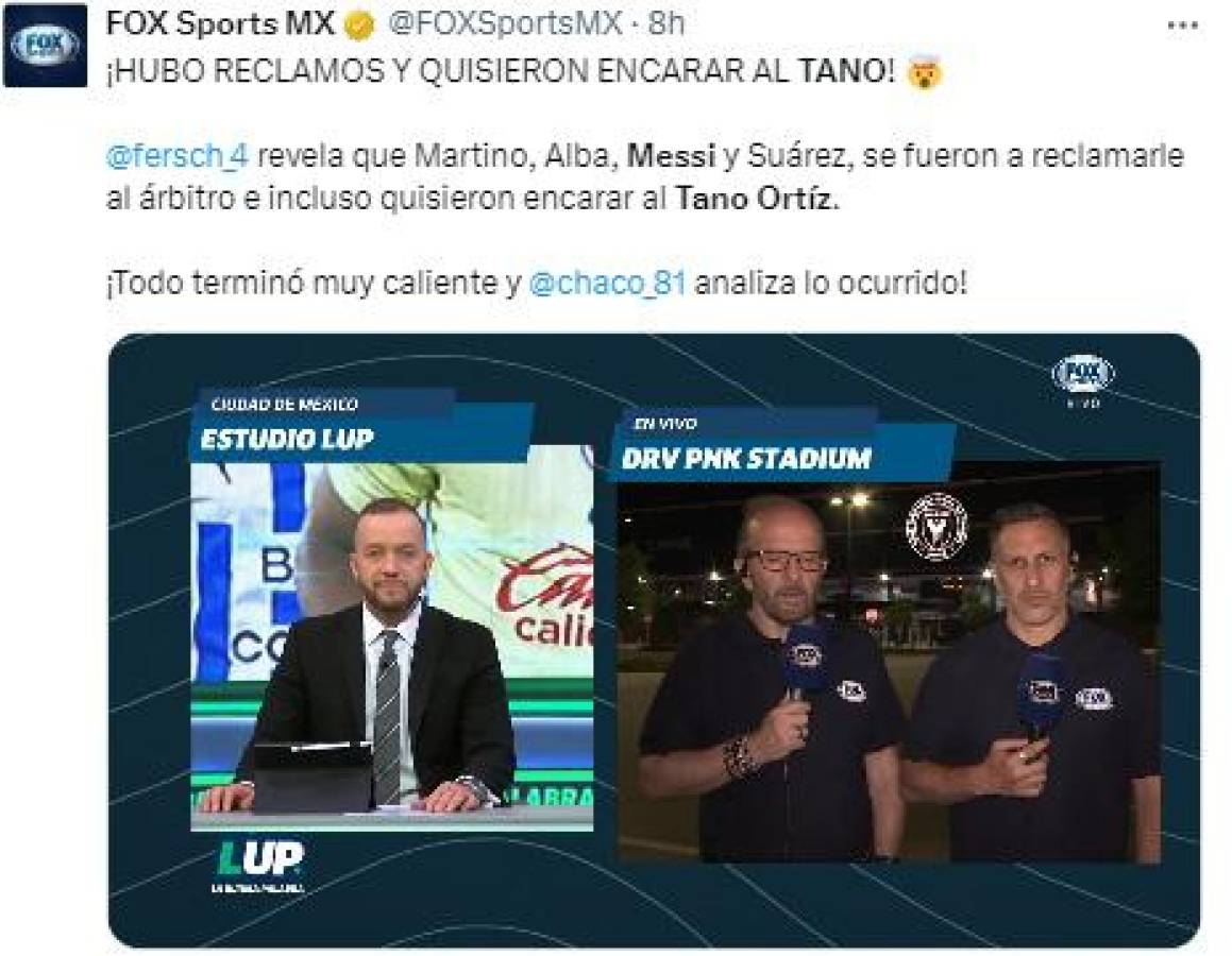 Faitelson y prensa mexicana en alerta por Messi: “Explotó contra los árbitros y ya sabemos que pasa cuando se enoja”