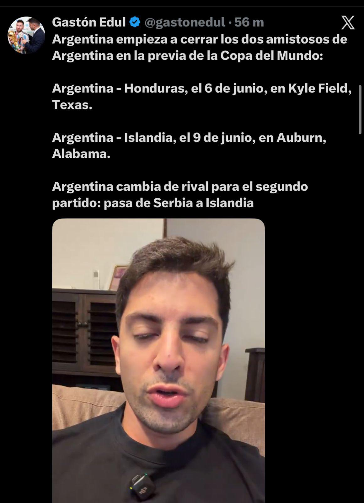Cábala de Scaloni No lesionar a Messi: así reacciona Gastón Edul y la prensa al amistoso de lujo ante Argentina