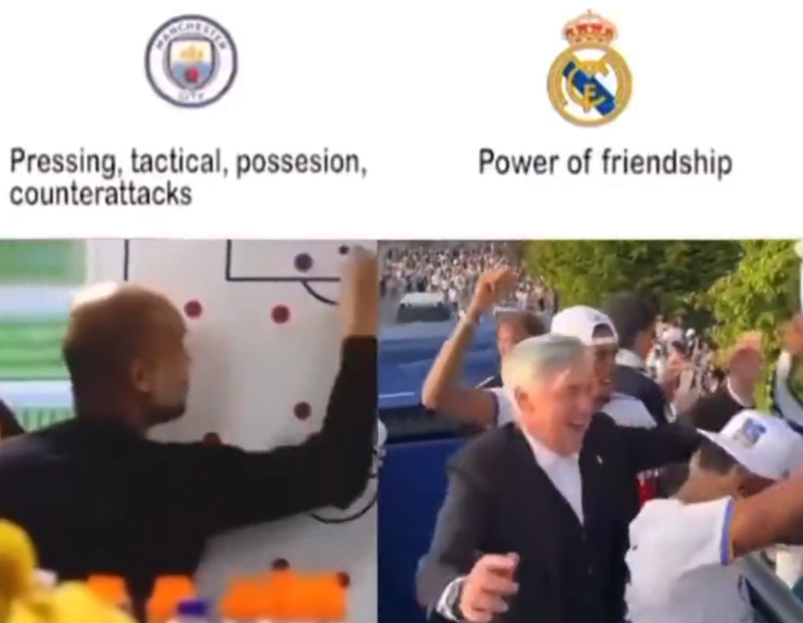 ¡Estallaron los memes! Las burlas contra el City y Barcelona por el triunfo del Real Madrid en Champions