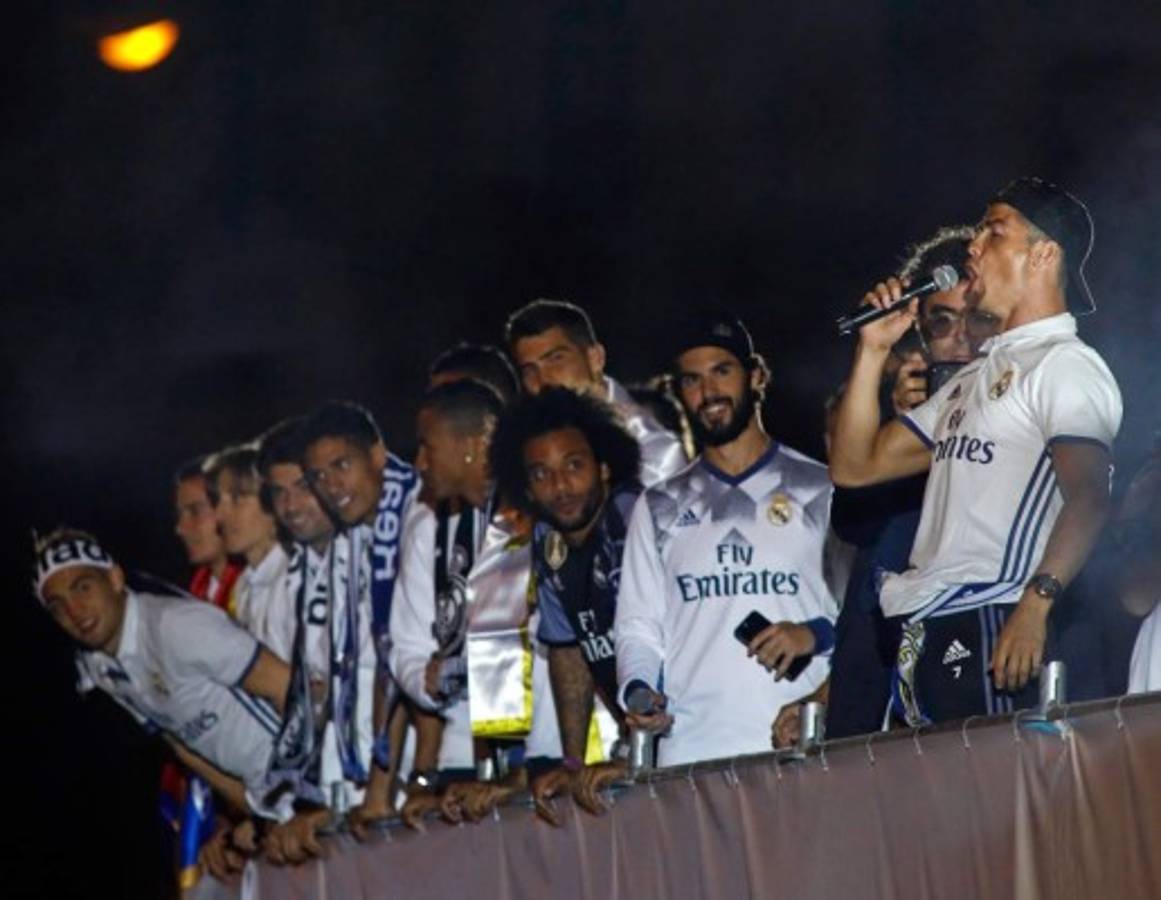 Real Madrid celebra su Copa 33 en Cibeles al ritmo de Despacito
