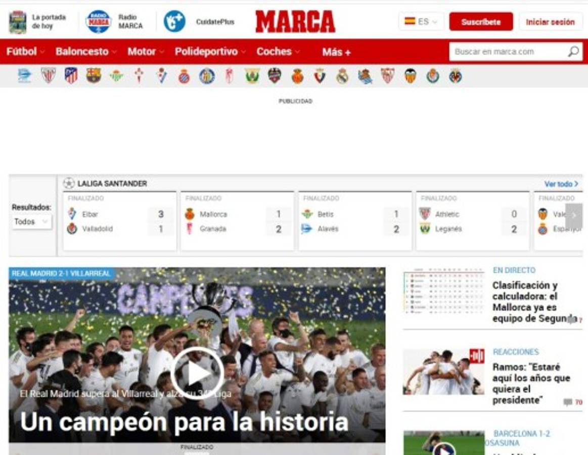 Lo que dice la prensa sobre el nuevo título del Real Madrid; Messi se roba varias portadas