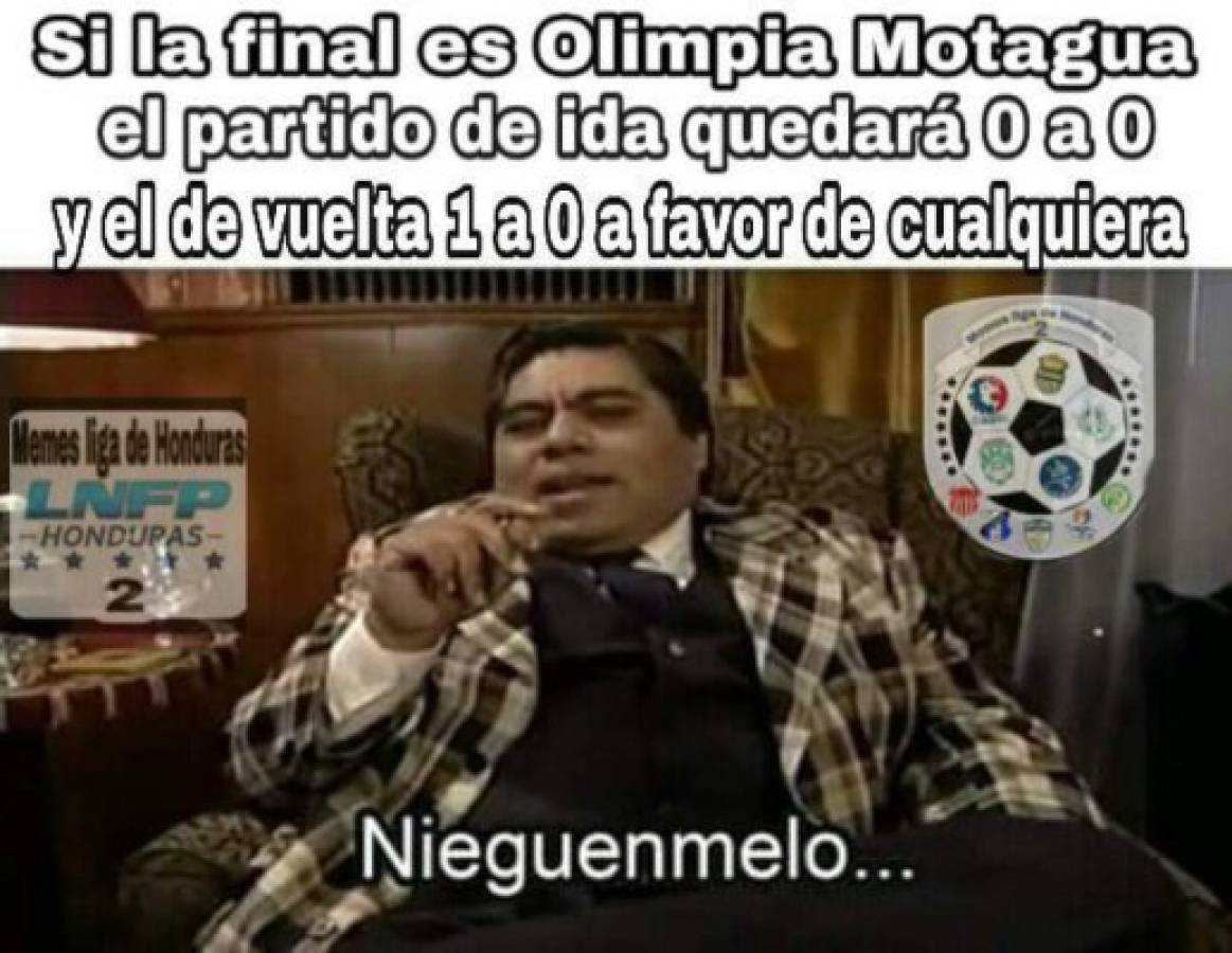 Crueles memes: Calientan la semifinal de vuelta entre Olimpia y Real España en redes