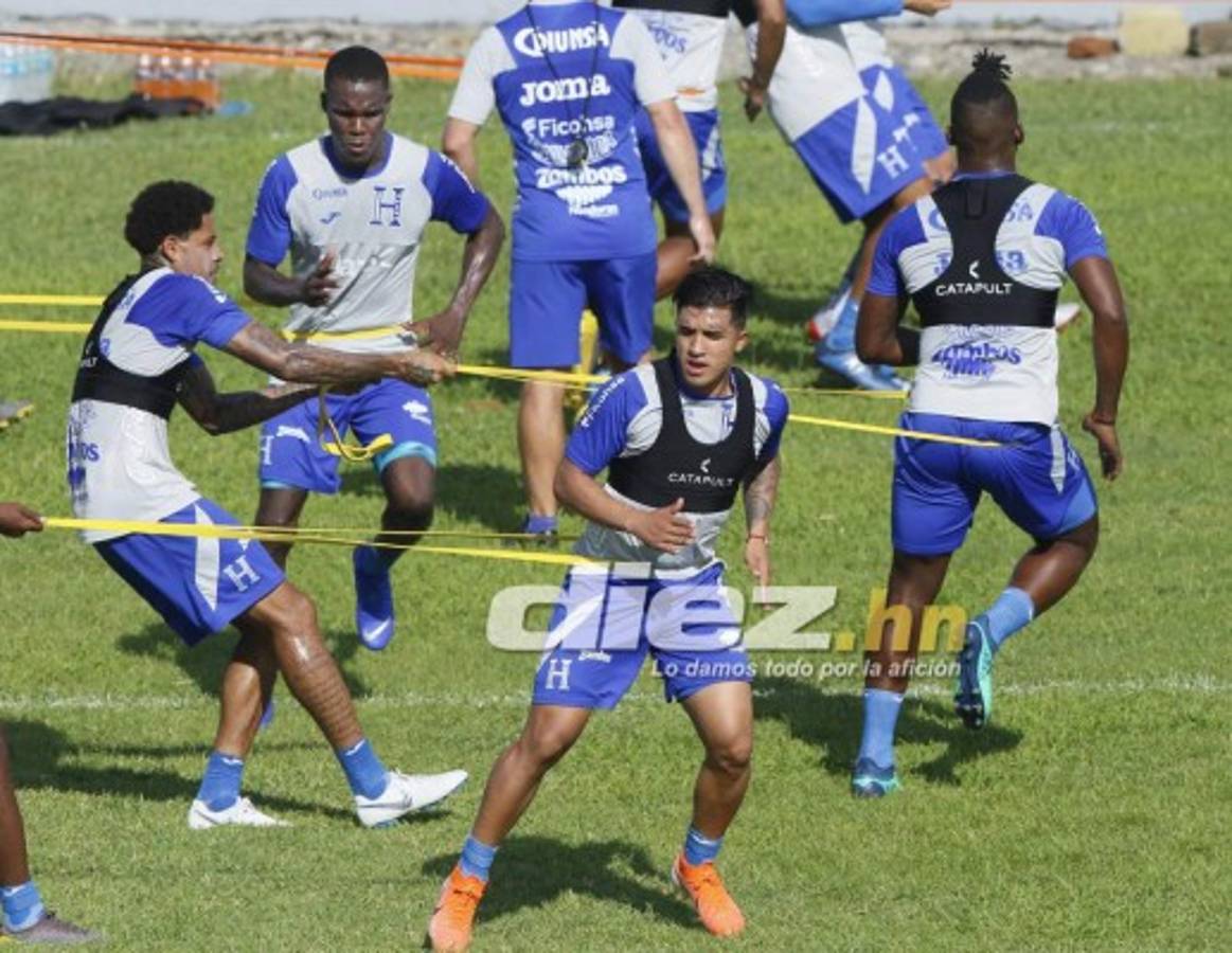 Así fue el entrenamiento de la Selección de Honduras pensando en Paraguay y Brasil