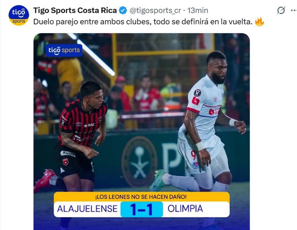 Olimpia se lleva la ventaja, el Morera Soto es de entrenamiento para el León: la prensa catracha y tica opinó con el Alajuelense vs Olimpia