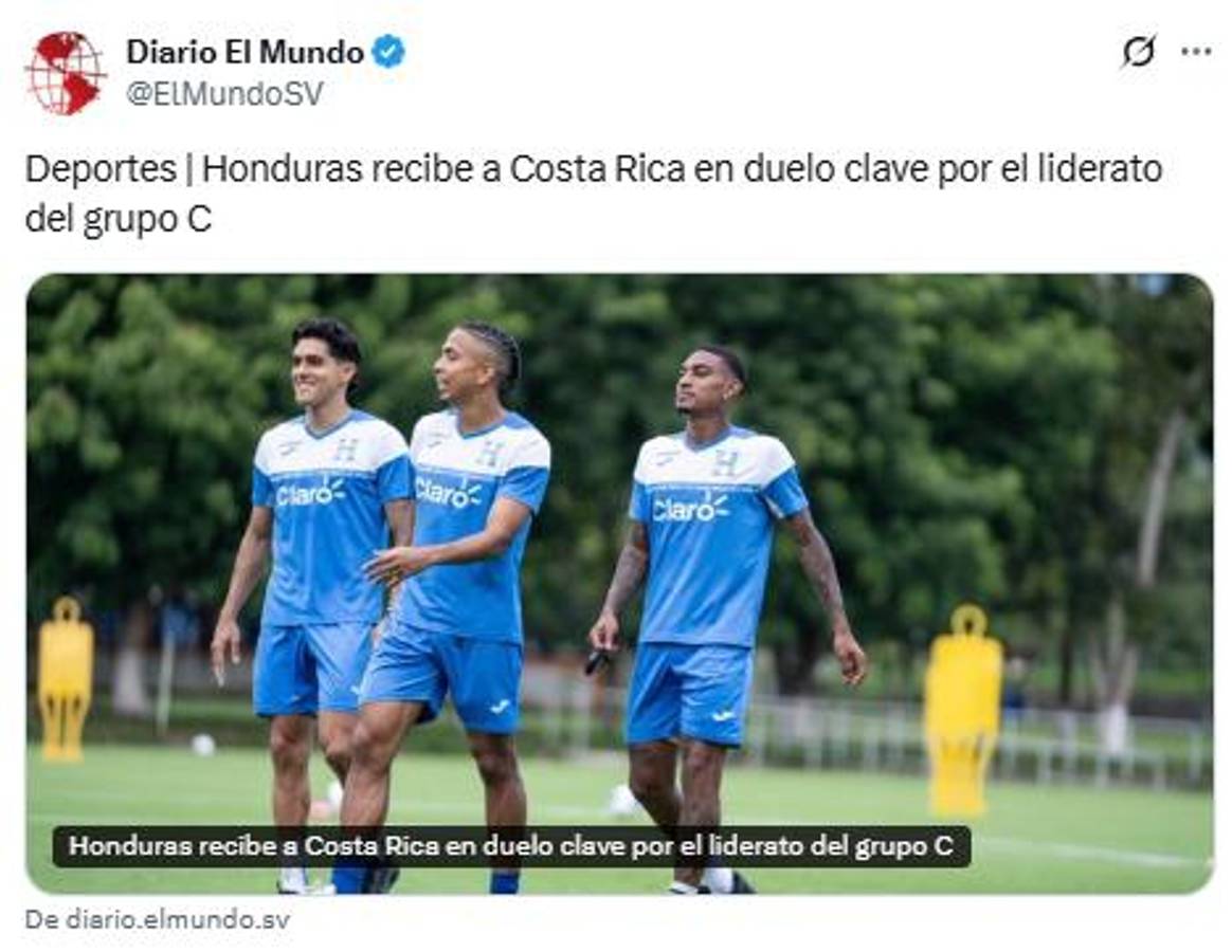 Lo que dicen en Costa Rica previo a la batalla: Día para romper y cambiar la historia en Honduras; el verdugo de técnicos mexicanos