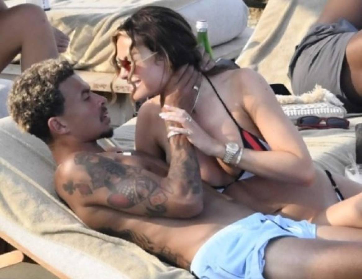 'Con las manos en la masa': Las picantes vacaciones de Dele Alli con Ruby Mae en Grecia