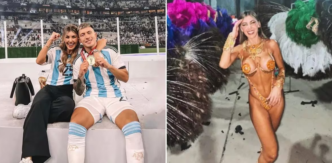 La esposa de un campeón del mundo con Argentina sorprendió con su atrevido look en un carnaval