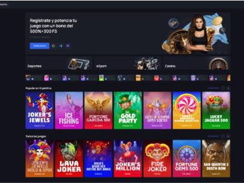 Casino online Argentina con MercadoPago