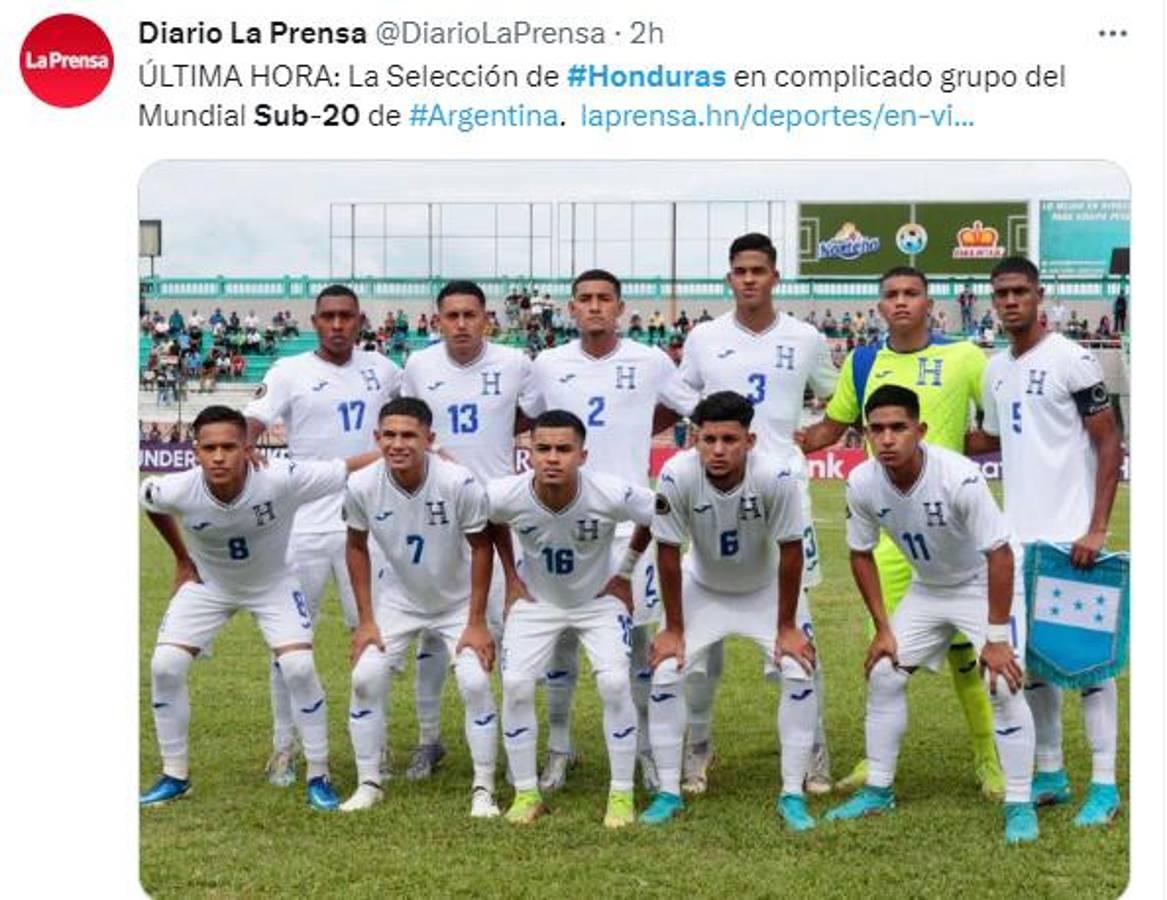 Lo que dicen los periodistas y medios sobre el grupo que le tocó a Honduras en el Mundial Sub-20: “Pudo ser peor”