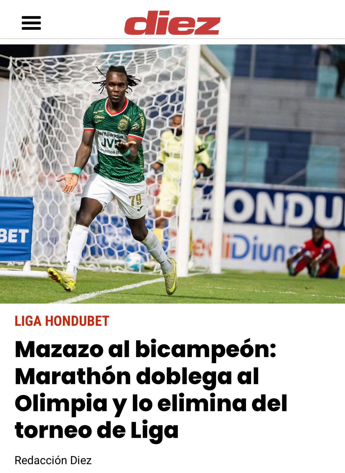 Nada de polémica: prensa reacciona a la eliminación del Olimpia ante Marathón