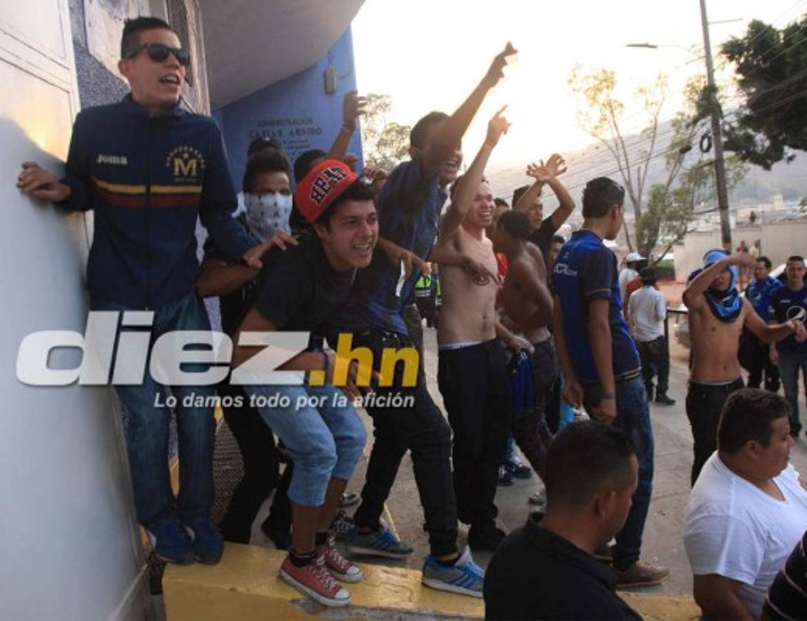 Así se vive el ambiente de la final